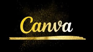 Canva Golden Logo